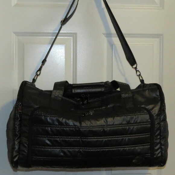 Lug Trolley Large Black Duffel Travel Bag